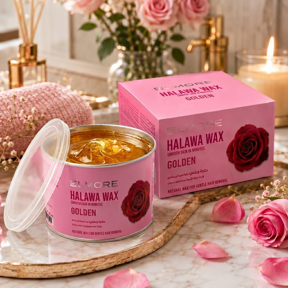 Elmore Halawa Rose Wax