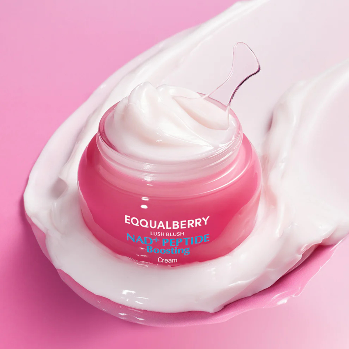 Eqqualberry NAD+ Peptide Boosting Liquid Blush Cream