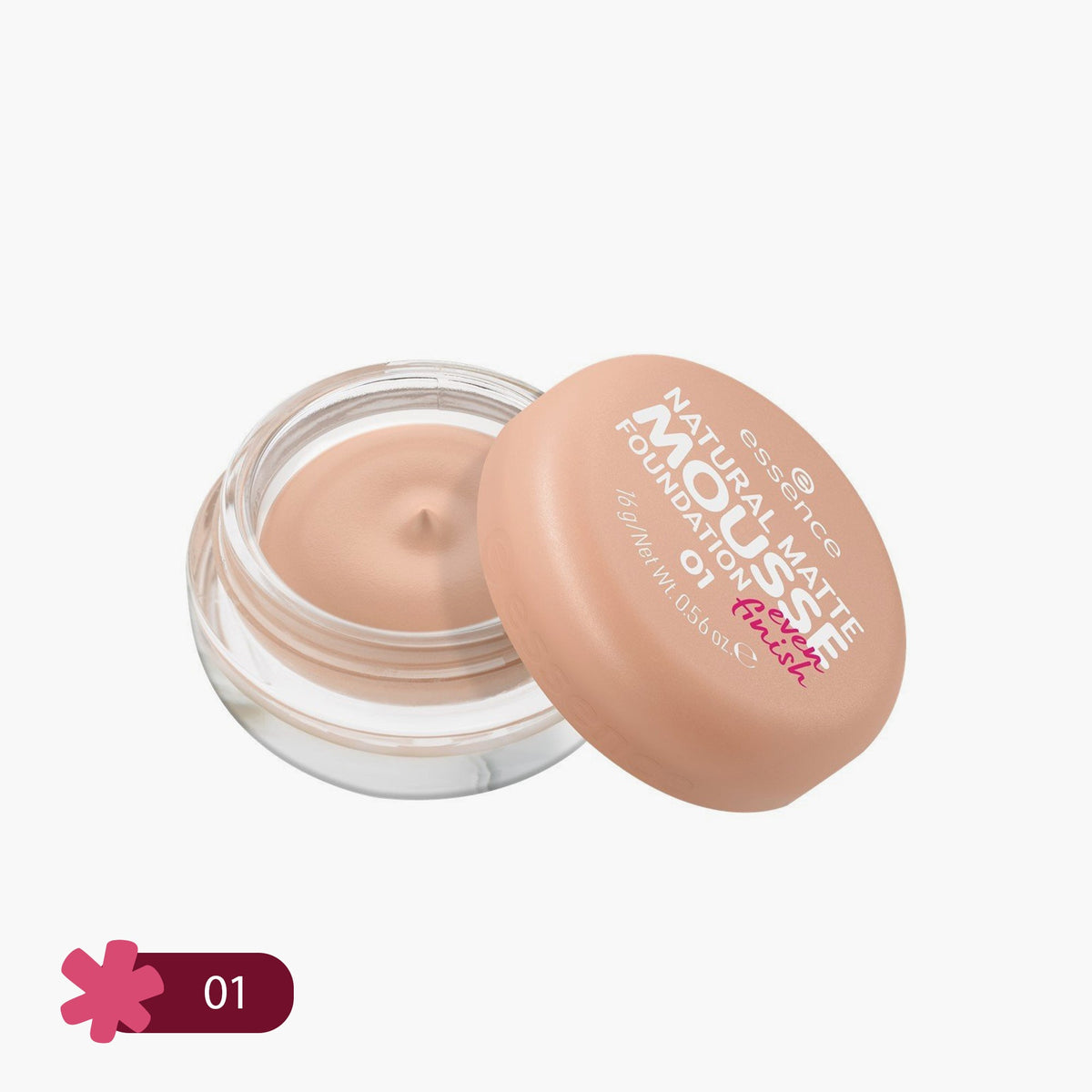 Essence Natural Matte Mousse Foundation Even Finish 16gm