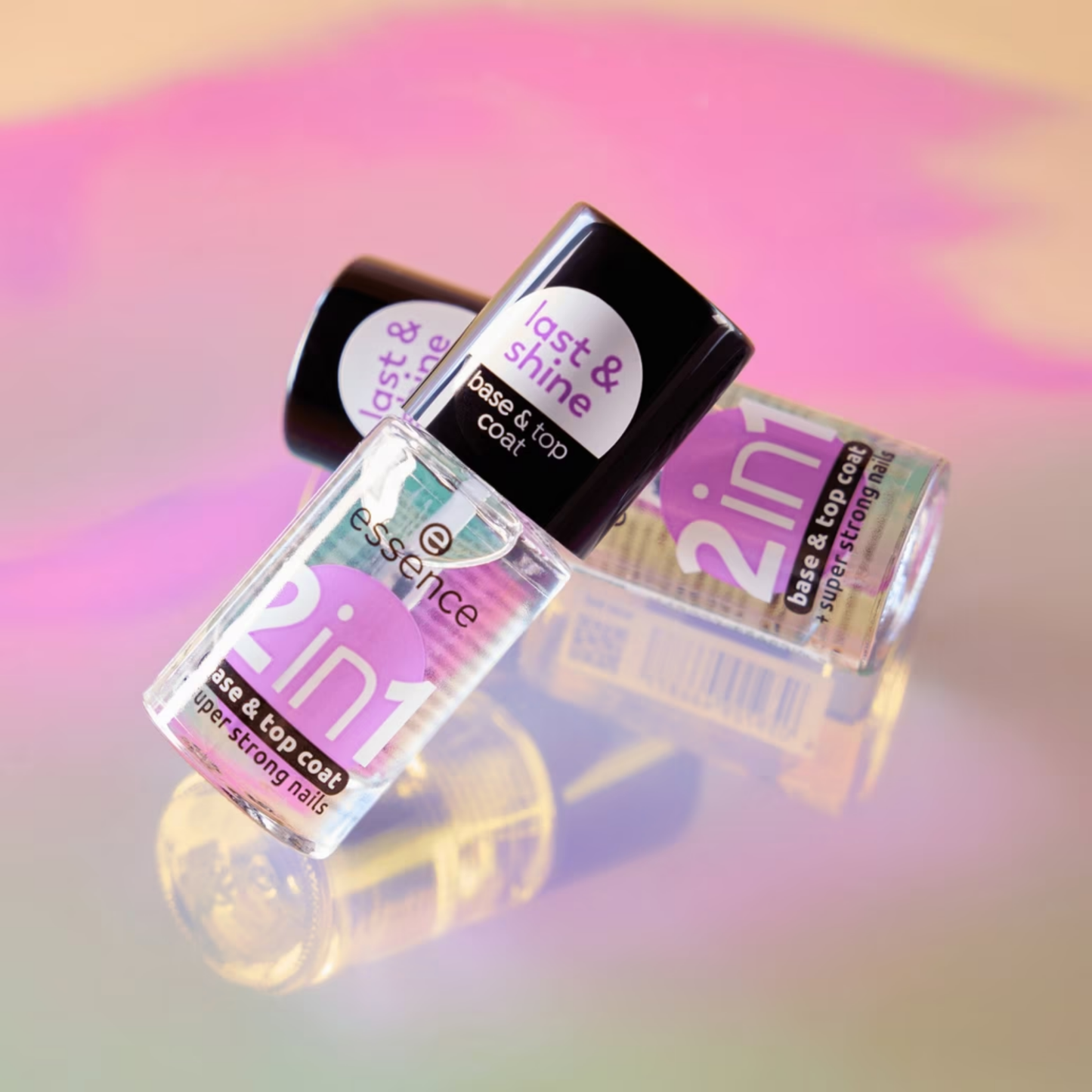 Essence 2 In 1 Base & Top Coat 8ml