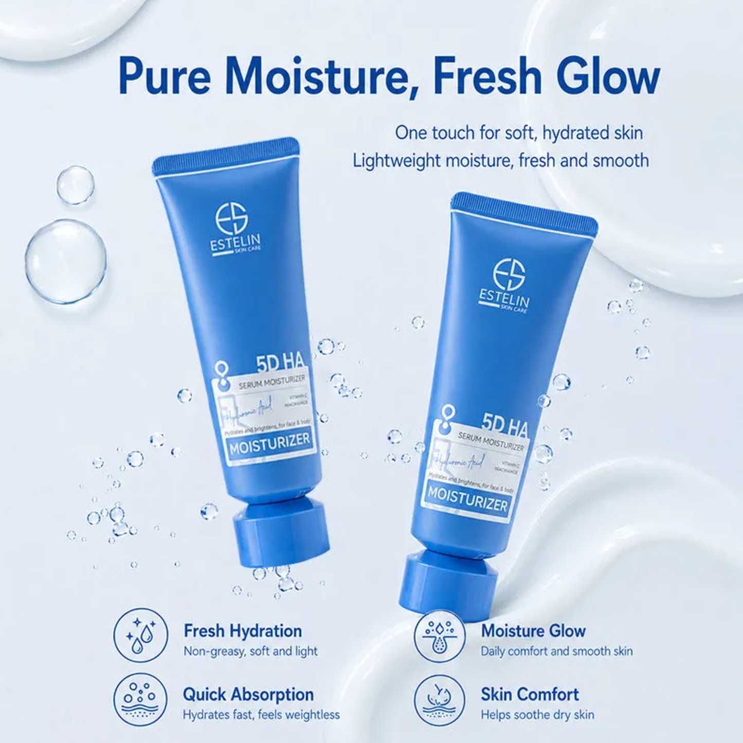 Estelin 5D Hyaluronic Acid Serum Moisturizer