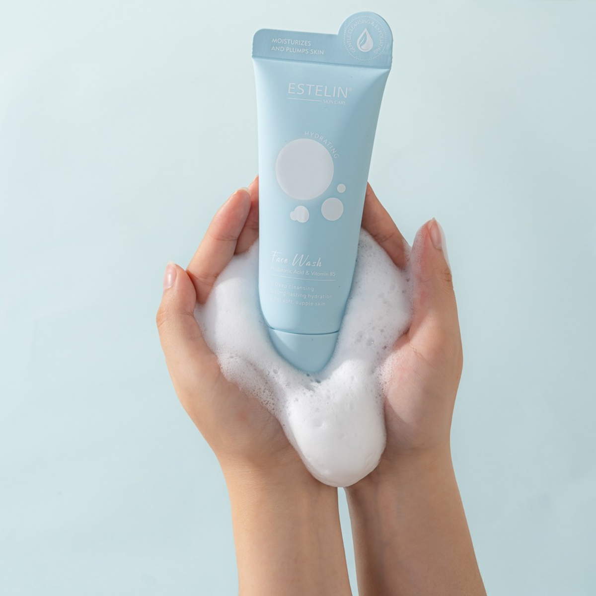 Estelin Hyaluronic Acid & Vitamin B5 Face Wash 80gm