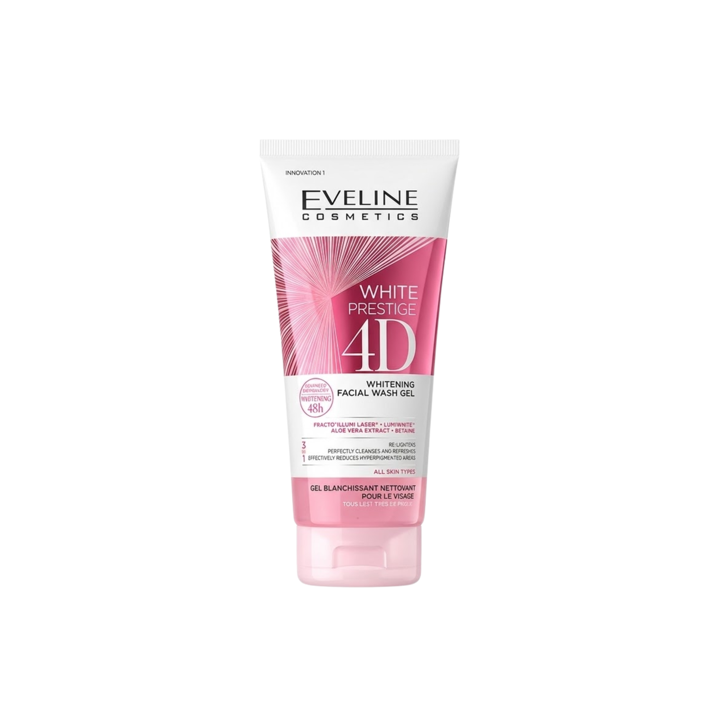 Eveline Cosmetics White Prestige 4D Whitening Facial Wash Gel 200ml