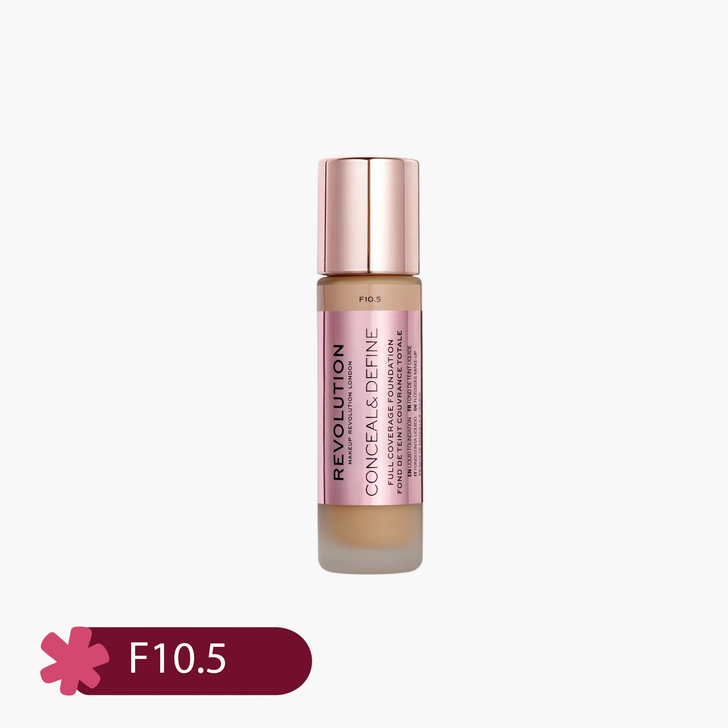 Revolution Conceal & Define Full Coverage Liquid Foundation 23ml