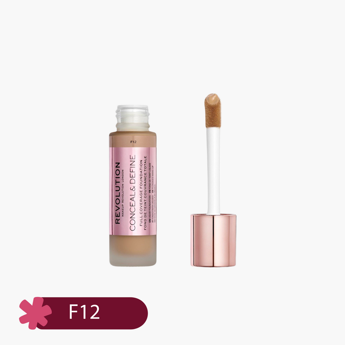 Revolution Conceal & Define Full Coverage Liquid Foundation 23ml