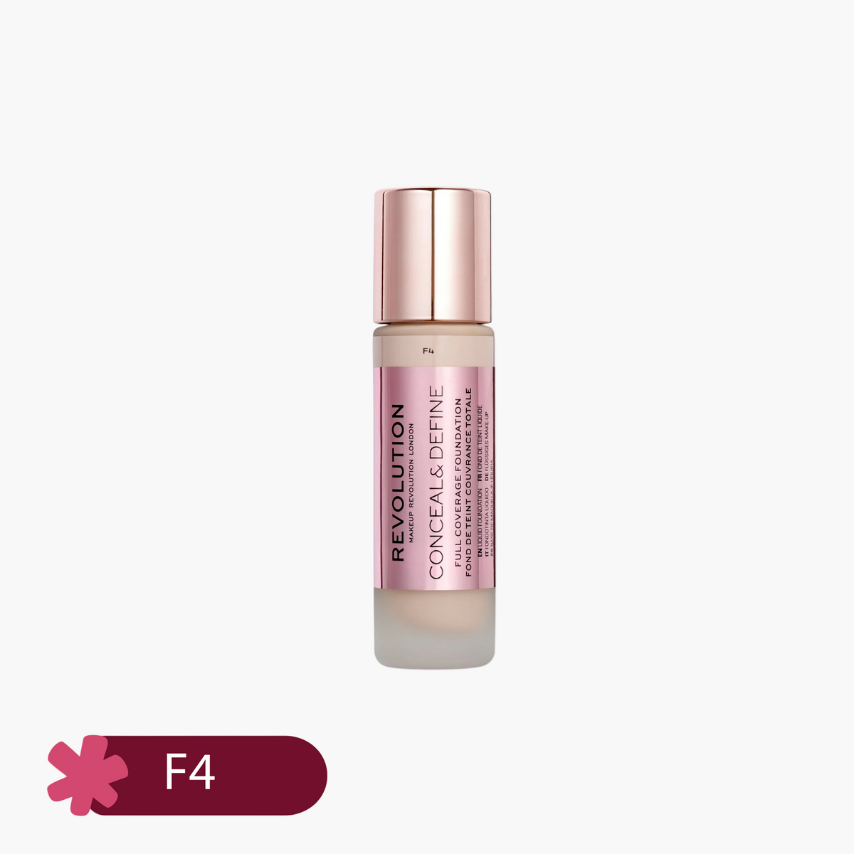 Revolution Conceal & Define Full Coverage Liquid Foundation 23ml