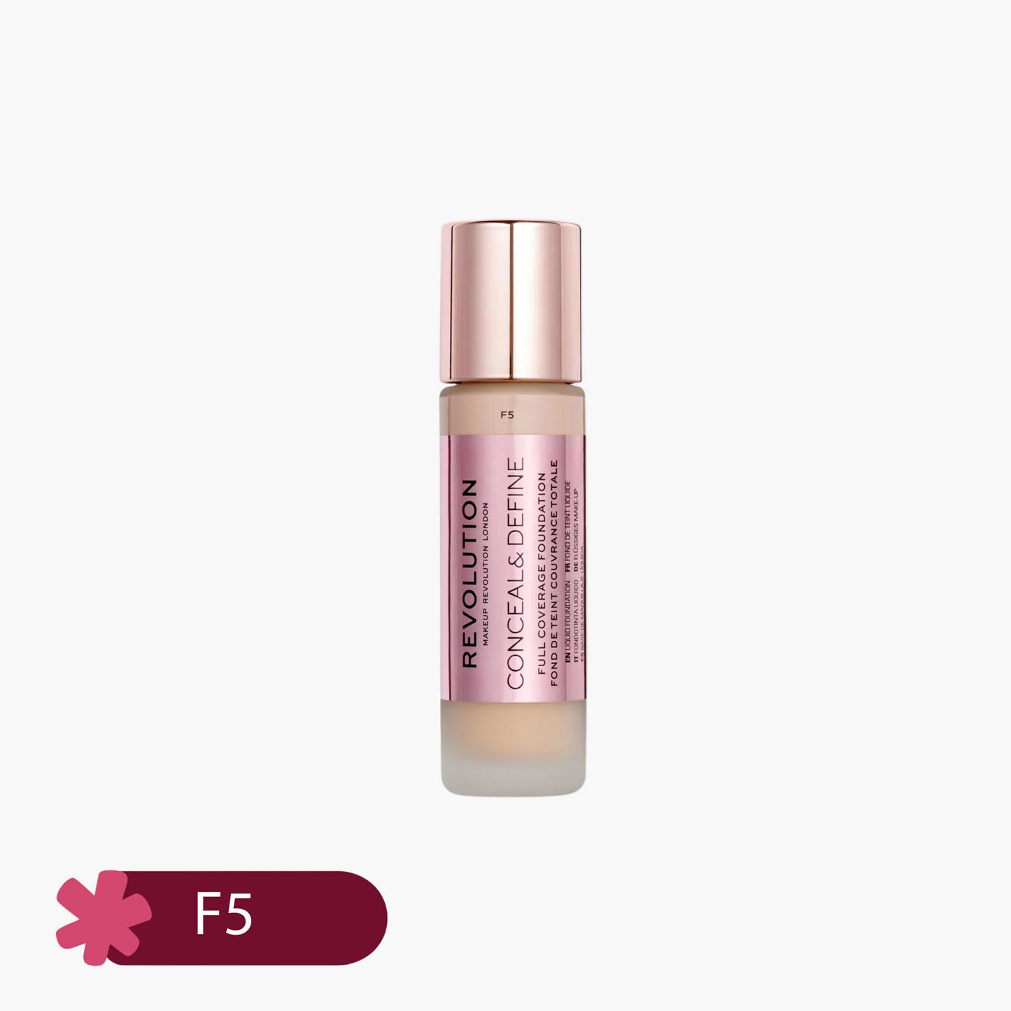 Revolution Conceal & Define Full Coverage Liquid Foundation 23ml