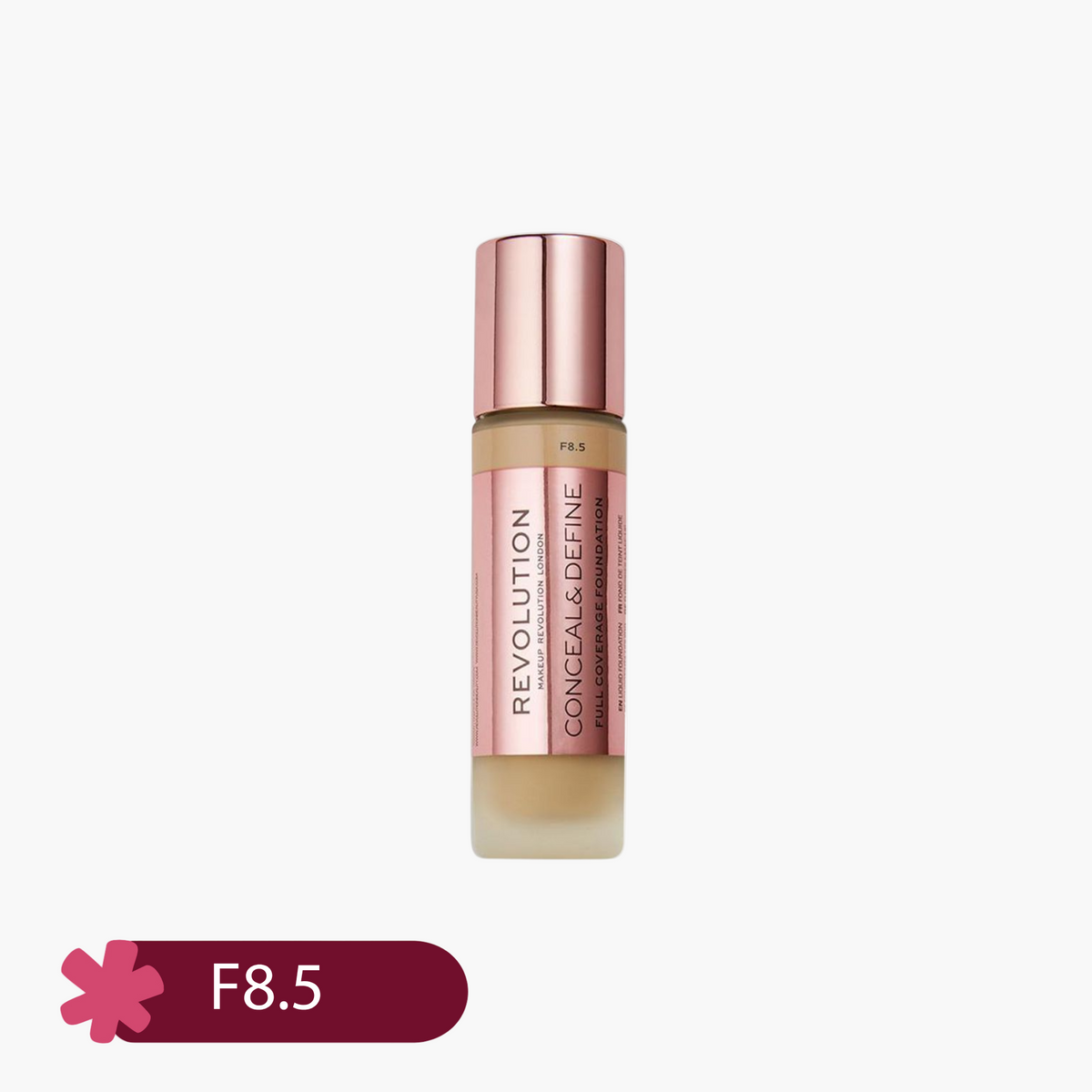 Revolution Conceal & Define Full Coverage Liquid Foundation 23ml