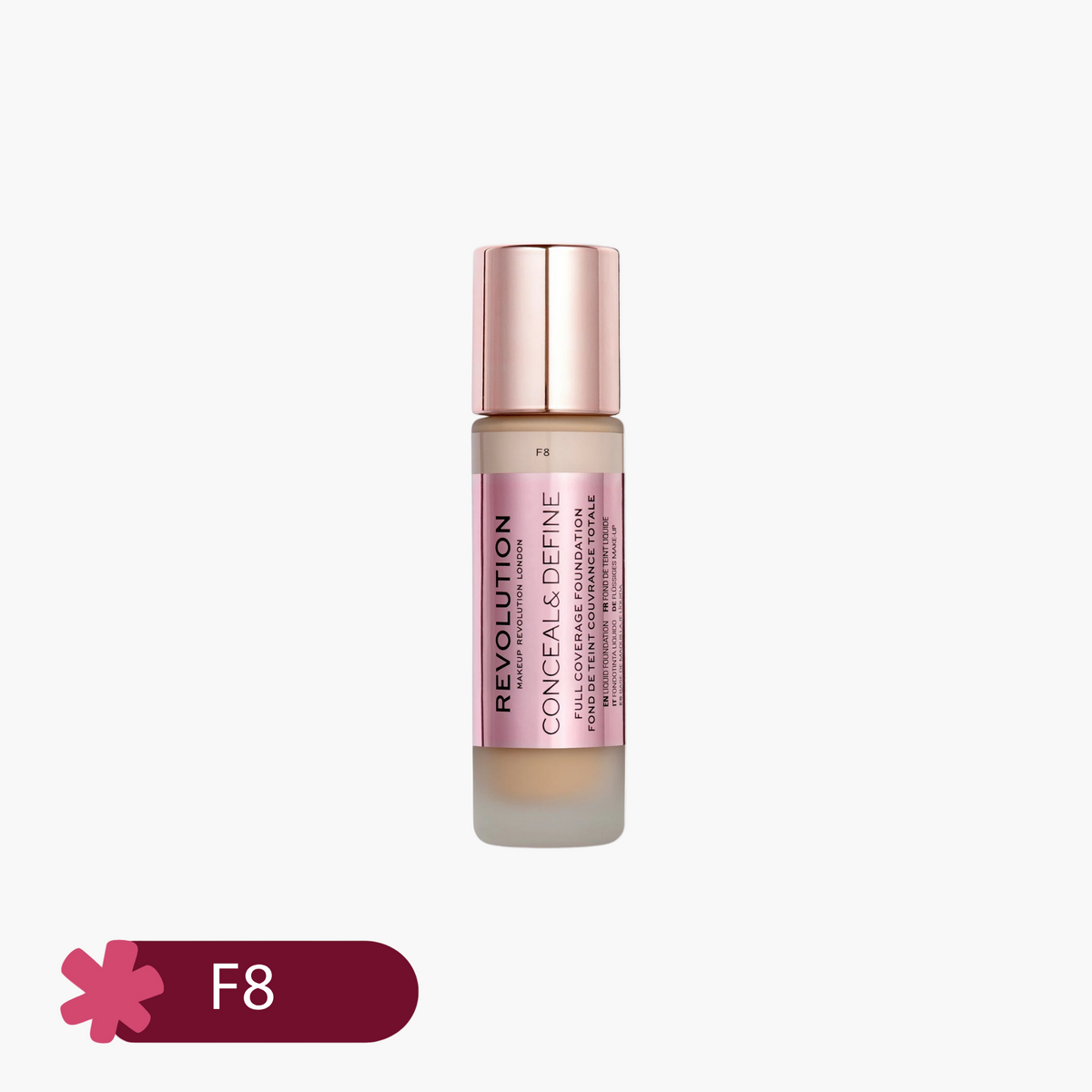 Revolution Conceal & Define Full Coverage Liquid Foundation 23ml