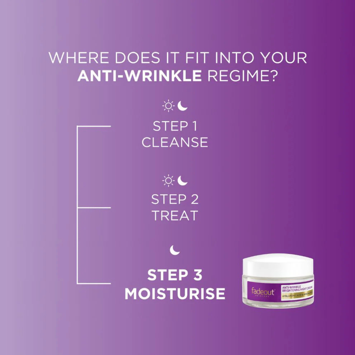 Fade Out Anti-Wrinkle Whitening Night Cream