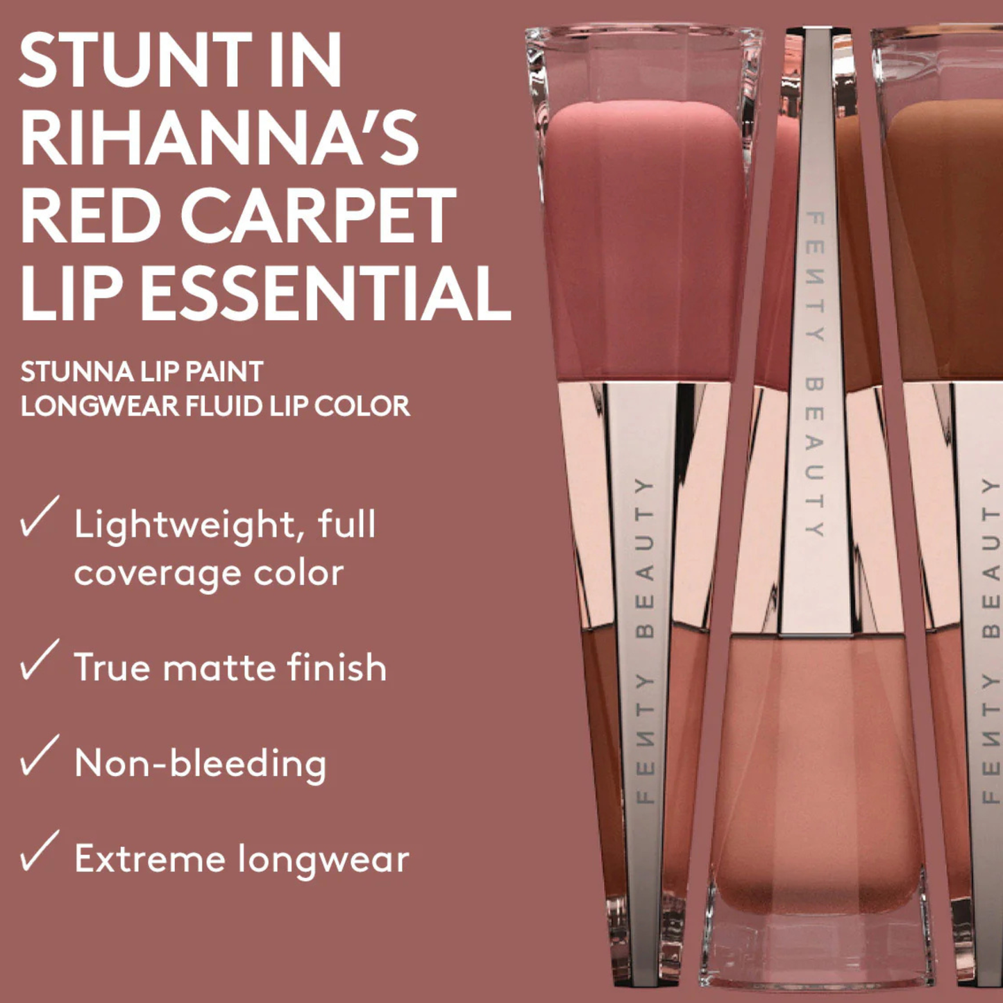 Fenty Beauty Stunna Lip Paint Longwear Fluid Lip Color 4ml