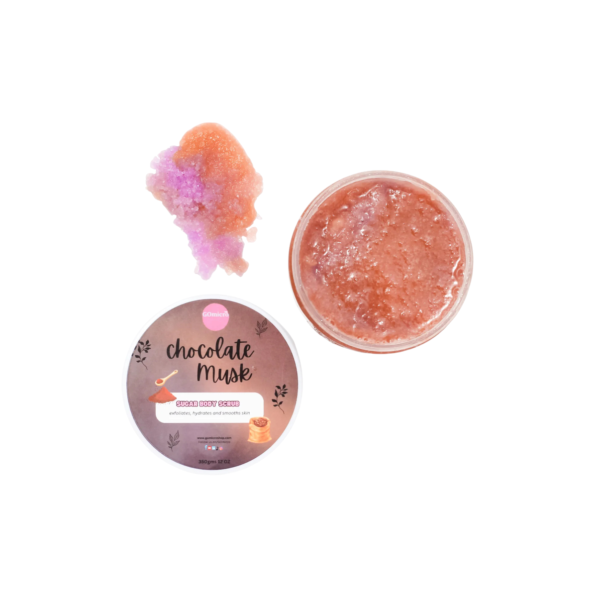 GOmicro Chocolate Musk Scrub