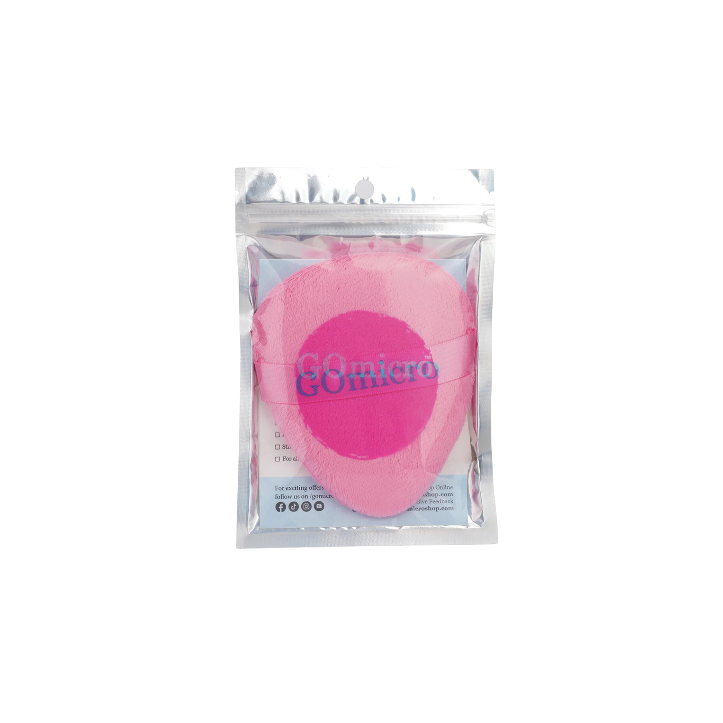 GOmicro Microfiber Makeup Blending and Cleansing Pad