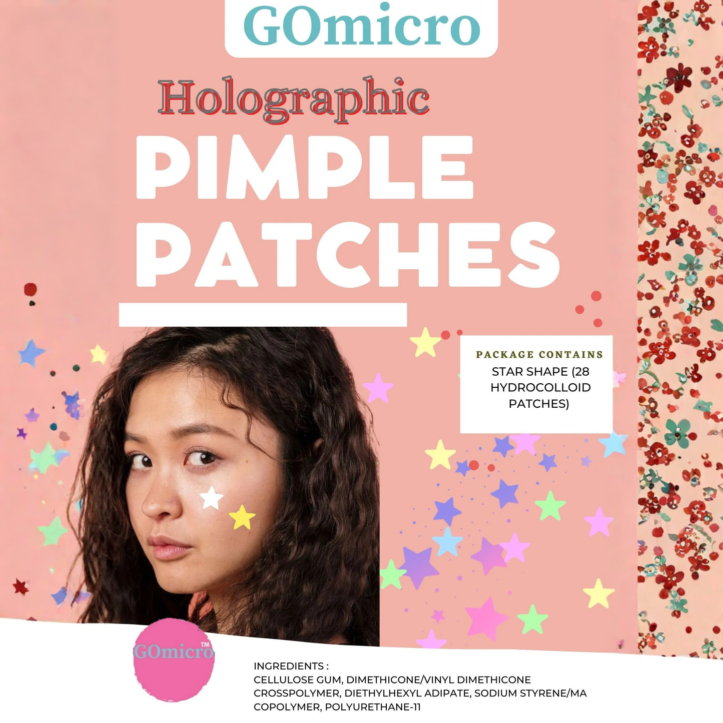 GOmicro Star Shape Pimple Patches