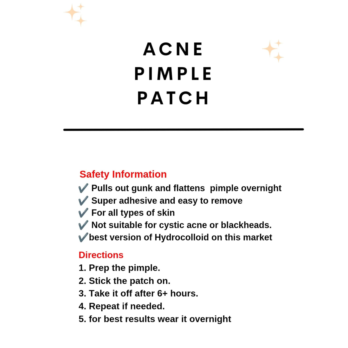 GOmicro Heart Shape Pimple Patches