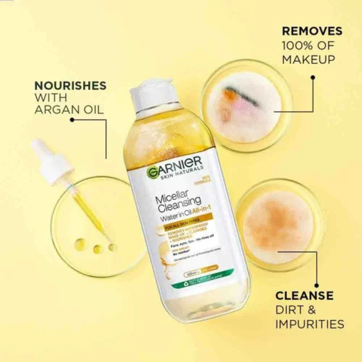 Garnier Skin Active All-In-1 Micellar Cleansing Oil In Water