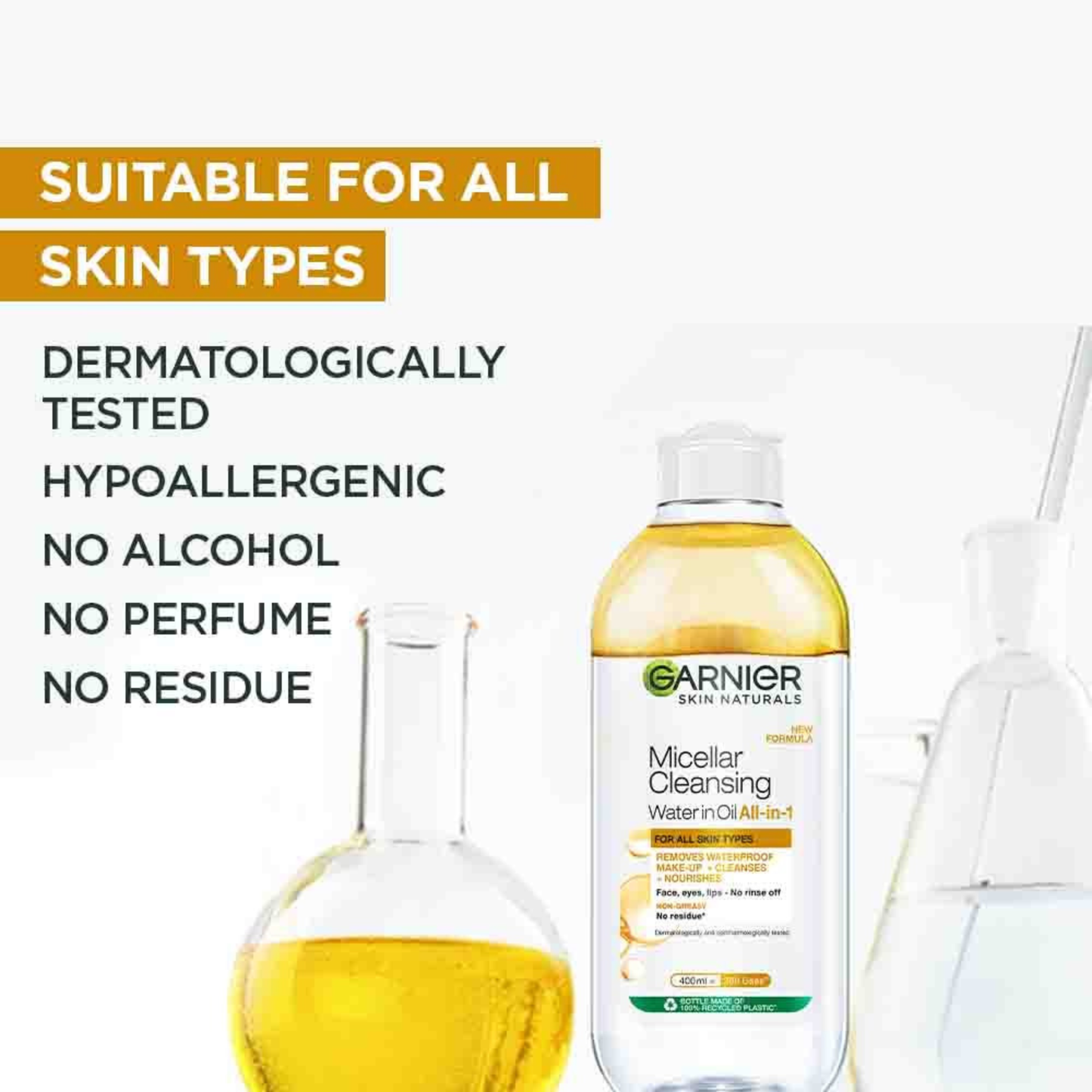 Garnier Skin Active All-In-1 Micellar Cleansing Oil In Water