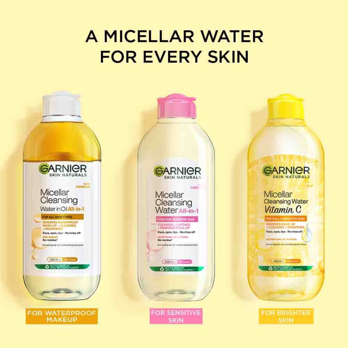 Garnier Skin Active All-In-1 Micellar Cleansing Oil In Water