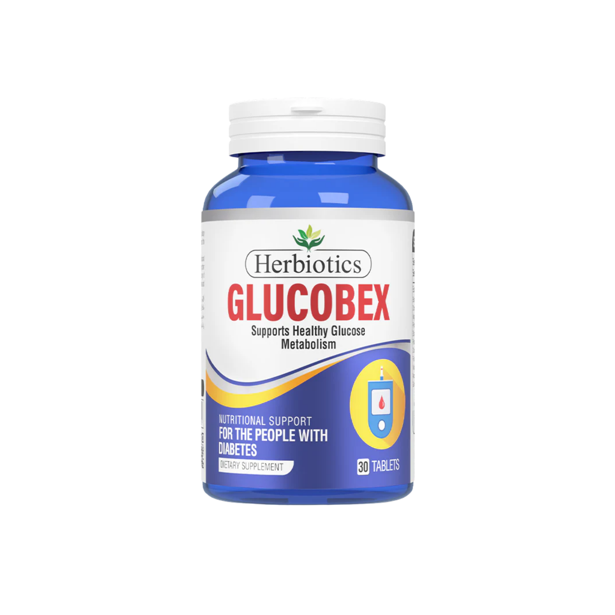 Herbiotics Glucobex Blood Sugar Support Healthy Glucose Metabolism Supplements