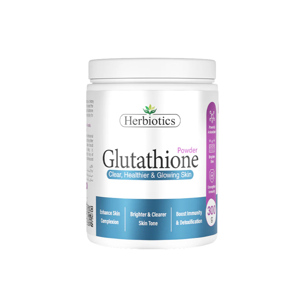 Herbiotics Glutathione Powder For Clear,Healthier & Glowing Skin 300gm
