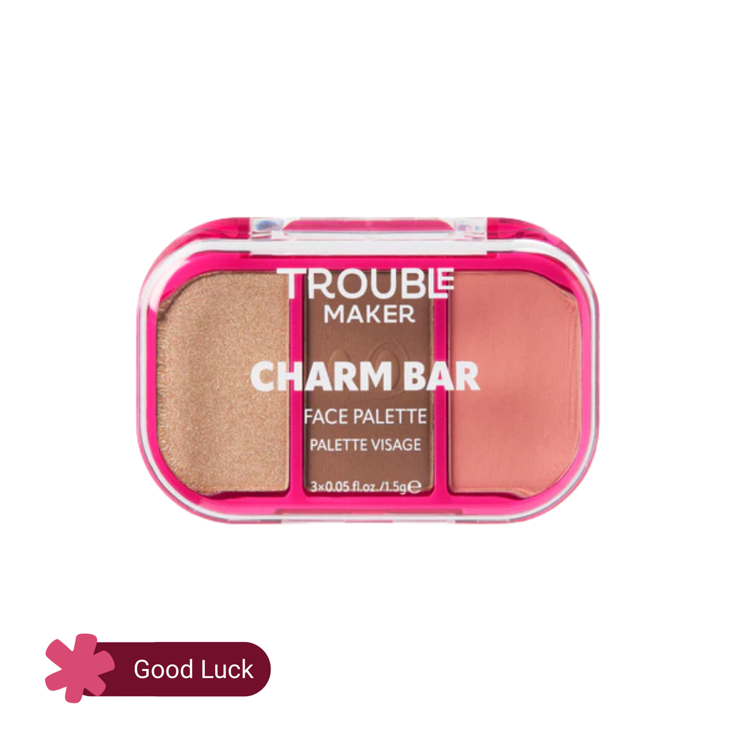 Trouble Maker Charm Bar Face Trio Palette Good Luck 4.5gm