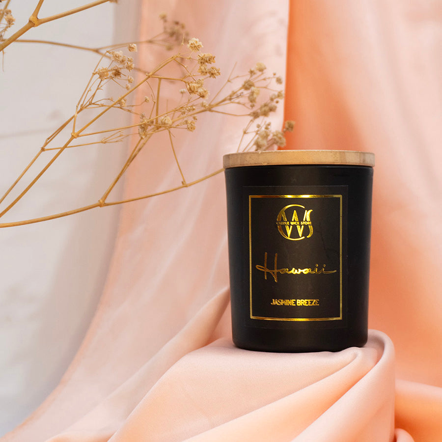 Candle Wick Store Hawaii Candle with Jasmine Breeze Scent