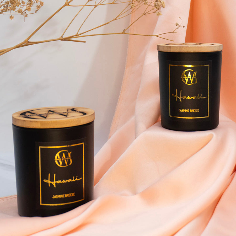 Candle Wick Store Hawaii Candle with Jasmine Breeze Scent