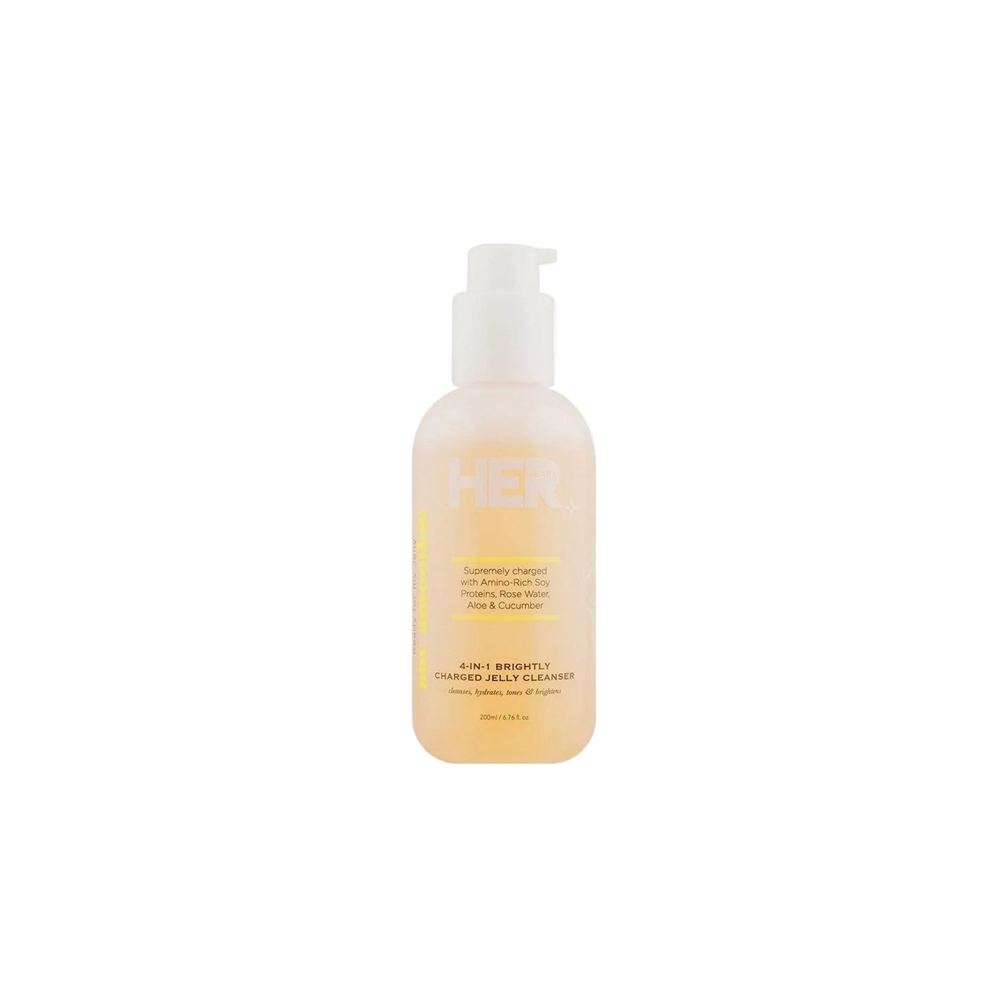 Her Beauty Soy Smoothie 4-In-1 Brightly Charged Jelly Cleanser 200ml