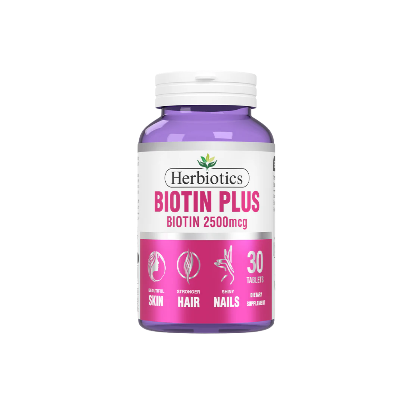 Herbiotics Biotin Plus Biotin 2500mcg Supplements