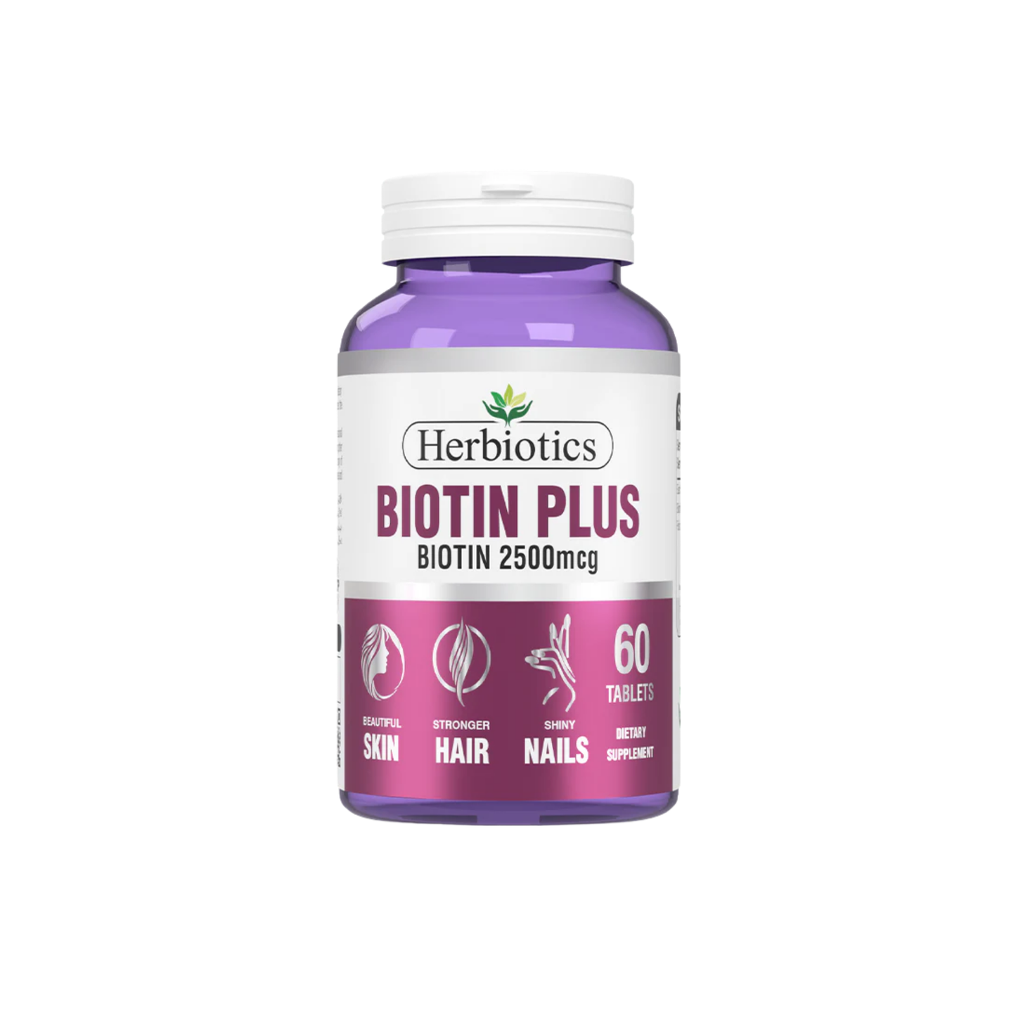 Herbiotics Biotin Plus Biotin 2500mcg Supplements
