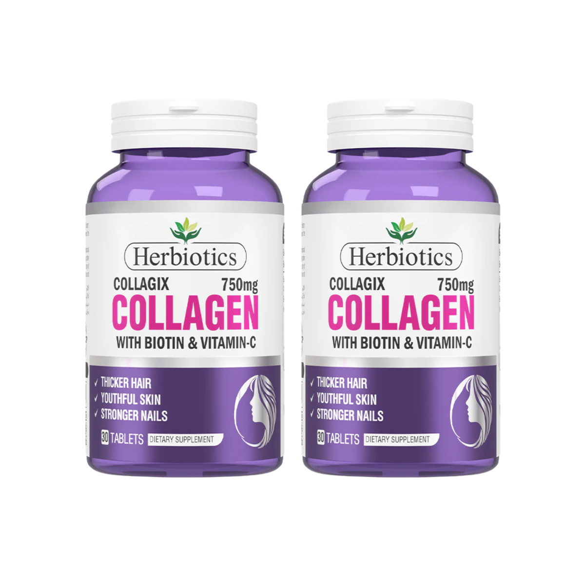 Herbiotics Collagix Collagen Biotin Vitamin C Supplements