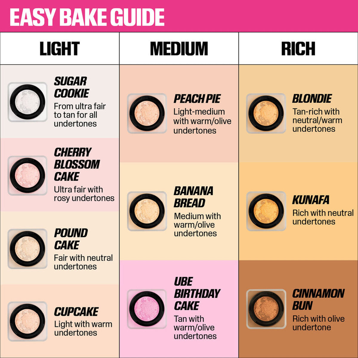 Huda Beauty Easy Bake Loose Baking & Setting Powder 20gm