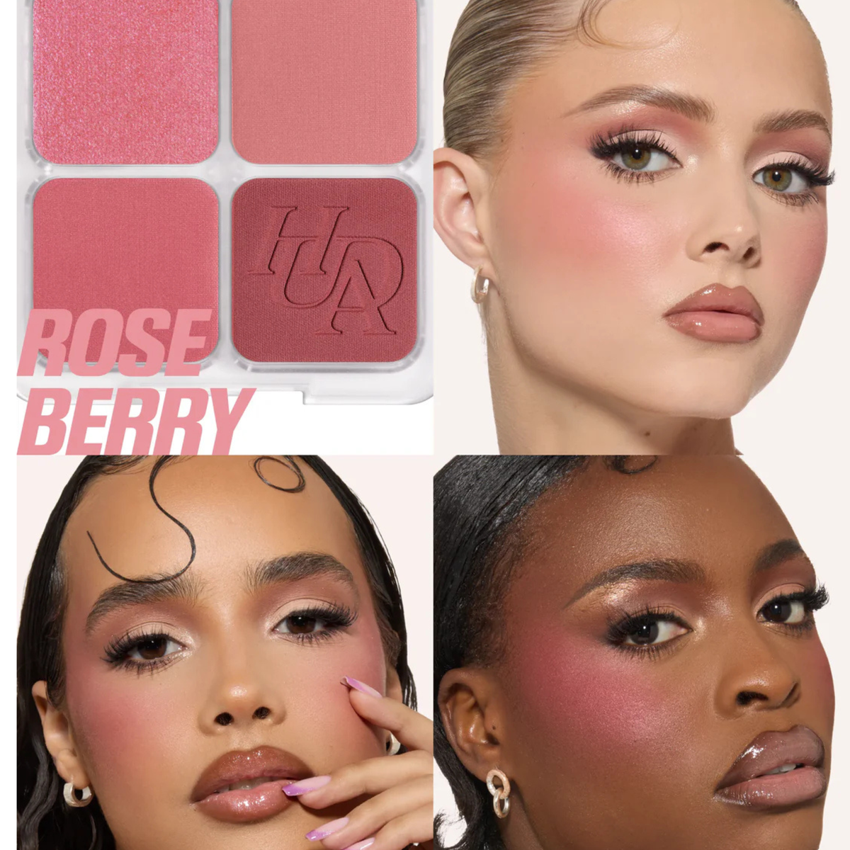 Huda Beauty Blush Filter Blurring Blushlighters Palette 7.5gm