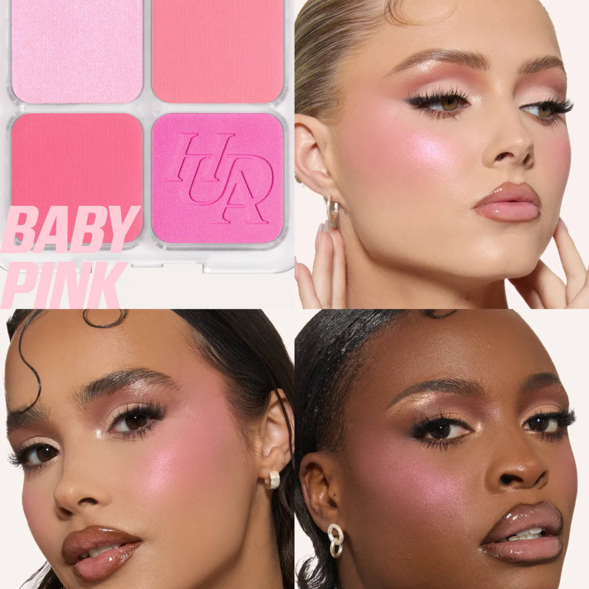 Huda Beauty Blush Filter Blurring Blushlighters Palette 7.5gm