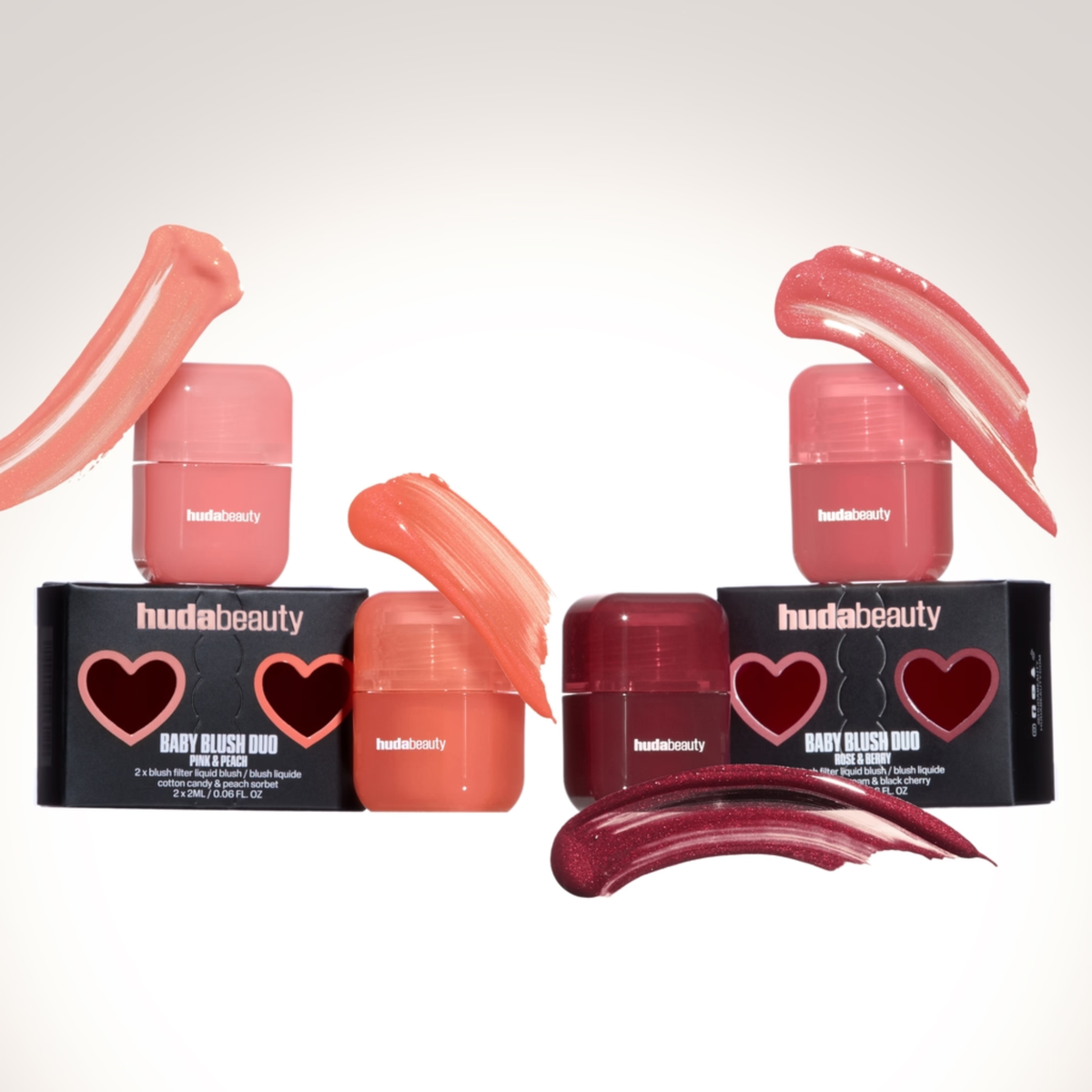 Huda Beauty Baby Blush Duo 2 Piece Set