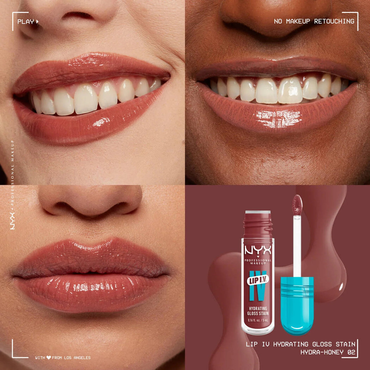 NYX Lip IV Hydrating Gloss Stain 5ml