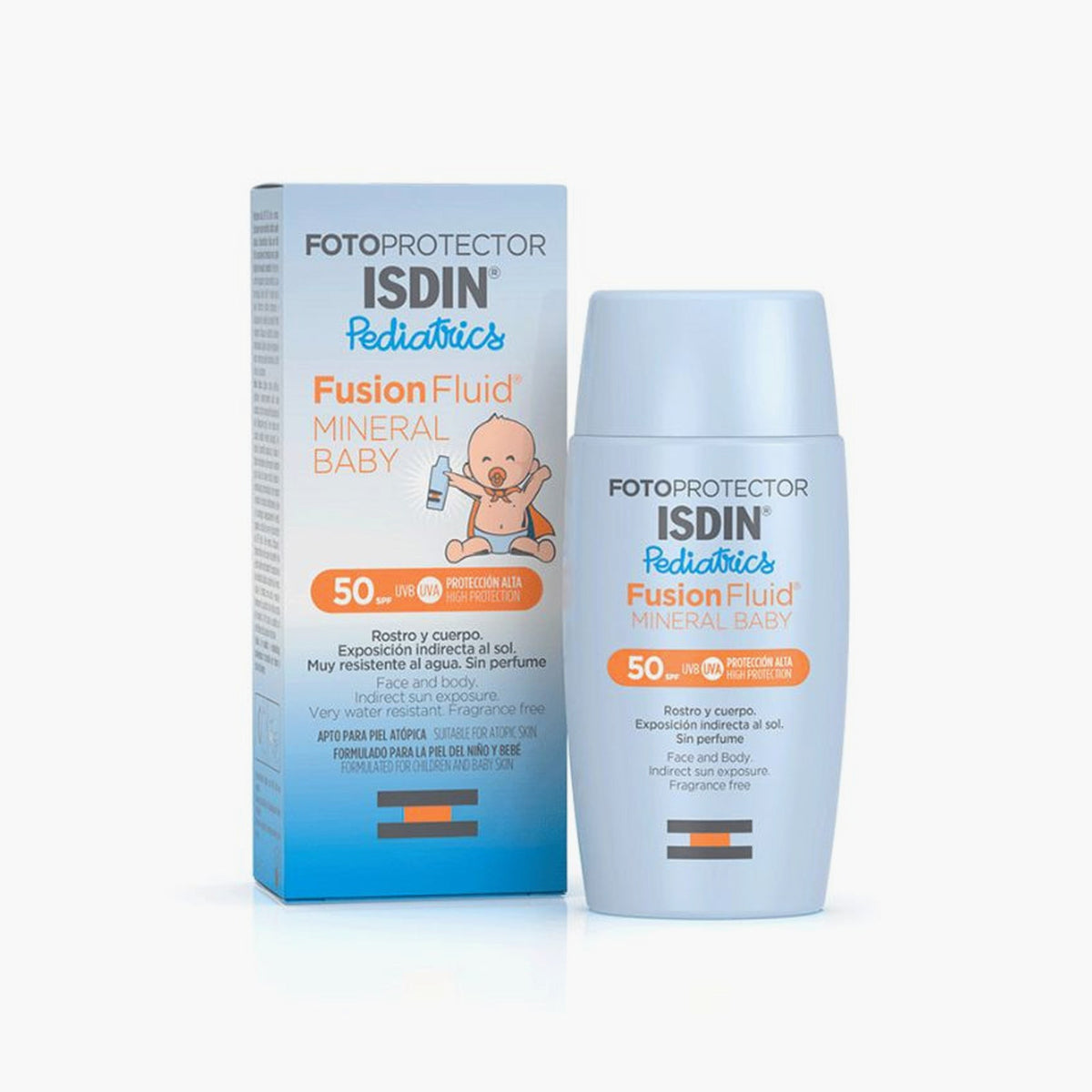 ISDIN Fotoprotector Pediatrics Fusion Fluid Mineral Baby SPF50+ Sunscreen 50ml