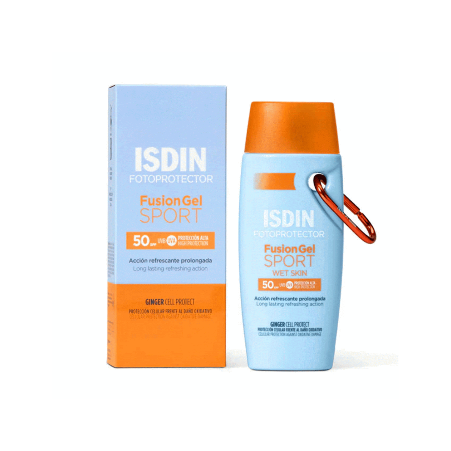 ISDIN Fotoprotector Fusion Gel Sport Wet Skin SPF50 UVA Sunscreen 100ml