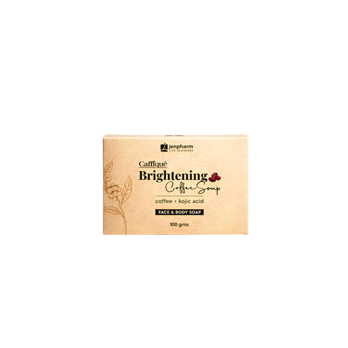 Jenpharm Brightening Coffee Face & Body Soap 100gm