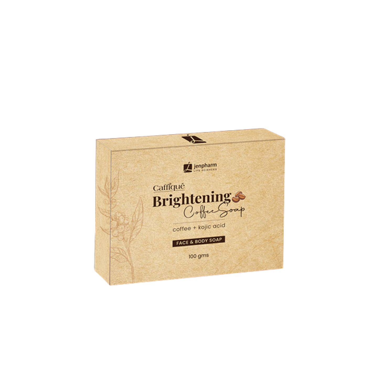 Jenpharm Brightening Coffee Face & Body Soap 100gm