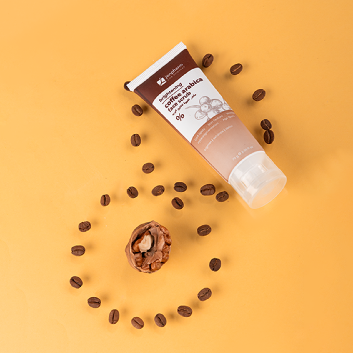 Jenpharm Brightening Coffee Scrub 70gm