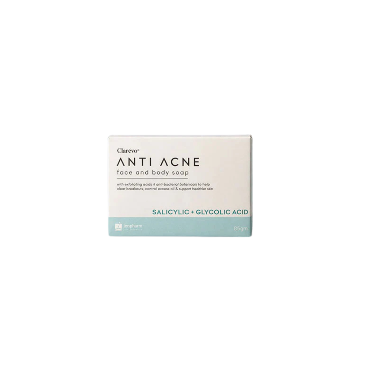 Jenpharm Clarevo Anti-Acne Face & Body Soap