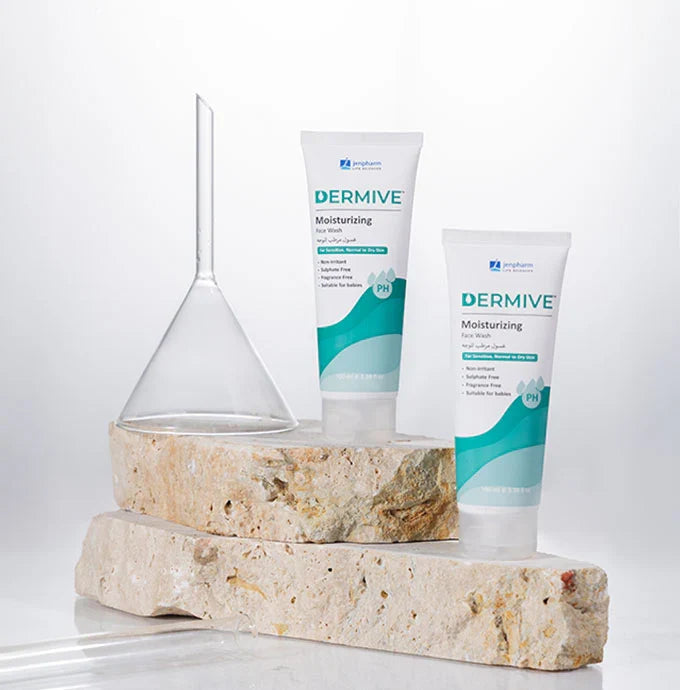 Jenpharm Dermive Moisturizing Face Wash For Normal To Dry Skin 100ml