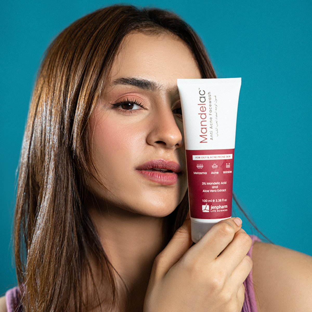 Jenpharm MandelacAC Anti Acne Face Wash For Oily Acne & Prone Skin 100ml