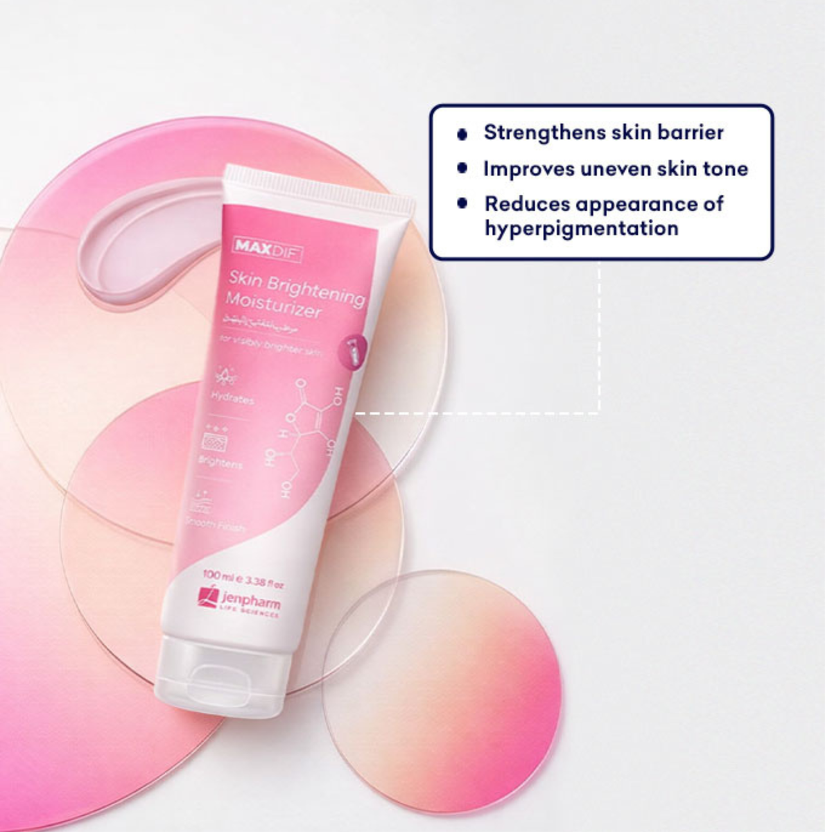 Jenpharm Maxdif Skin Brightening Moisturizer 100ml