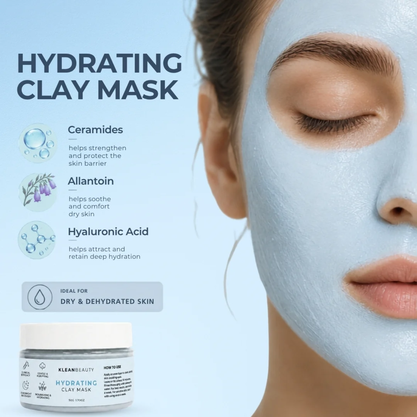 Klean Beauty Hydrating Clay Mask