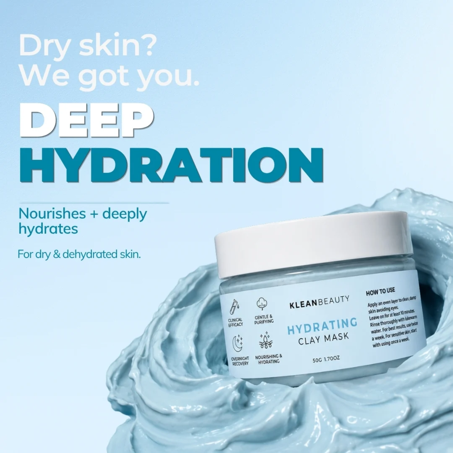 Klean Beauty Hydrating Clay Mask