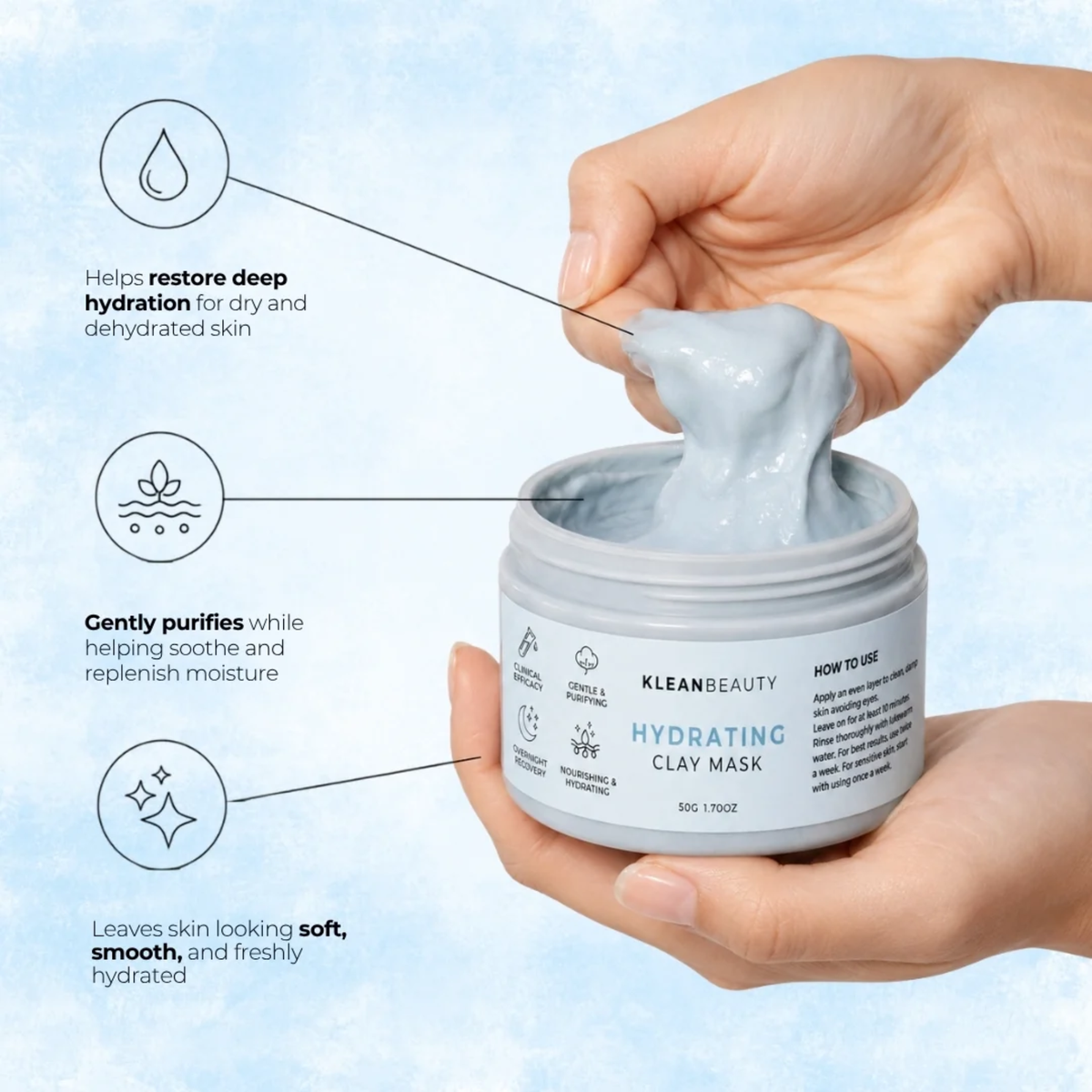 Klean Beauty Hydrating Clay Mask