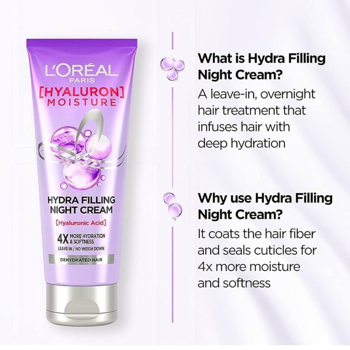 L'Oreal Paris Elseve Hyaluron Moisture Hydra Filling Night Cream