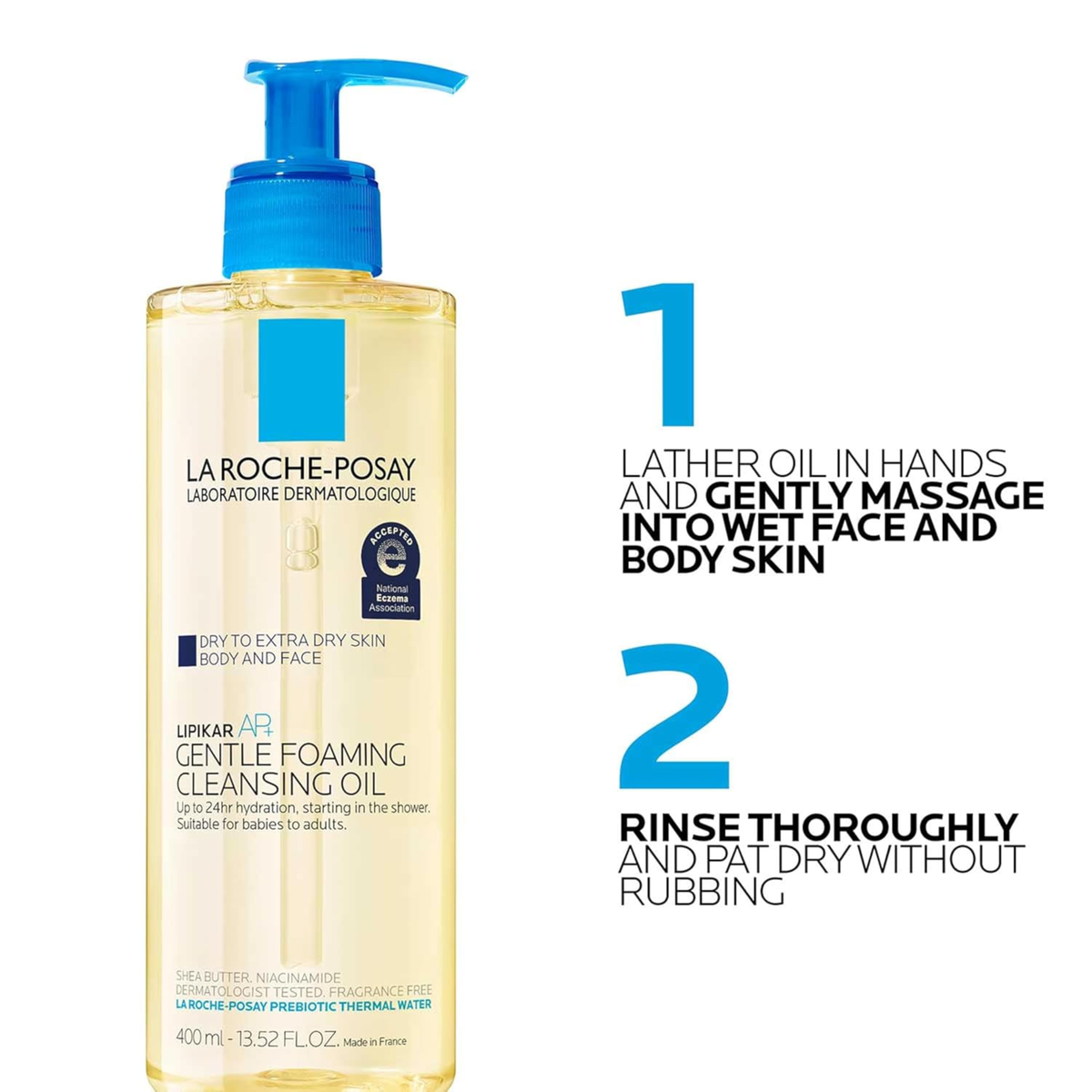 La Roche-Posay Lipikar AP+ Gentle Foaming Cleansing Oil